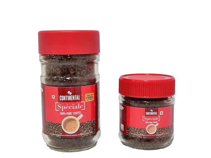 Continental Coffee Speciale Pure Coffee 50 g Jar and 25 g Jar Combo Pack