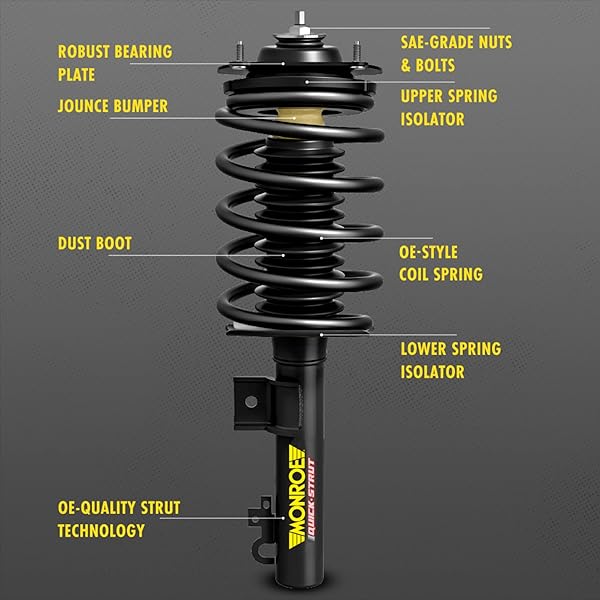 MONROE QUICK-STRUT 272276 SUSPENSION STRUT AND COIL SPRING ASSEMBLY FOR TOYOTA RAV4