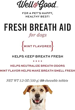 fresh breath tablets for dogs