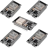 5PCS ESP32 ESP-32S WiFi Development Board NodeMCU ESP-32 Microcontroller 2.4GHz Dual-Core WiFi Bluetooth Processor Integrated Chip CP2102