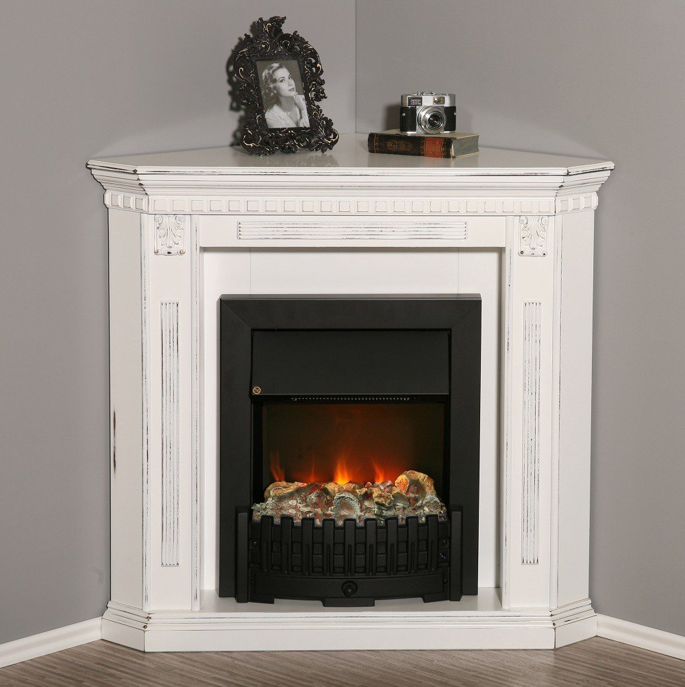 Elektrokamin Georgia Farbe: Weiß günstig