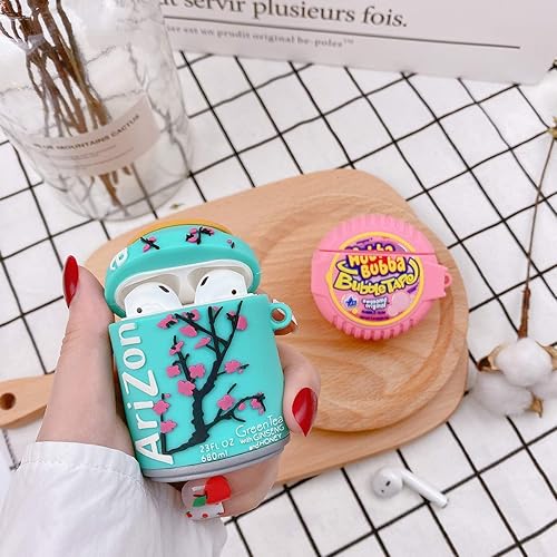 2Pack] Cute Airpod Case for Airpod 2/1,3D Cartoon Kawaii Food