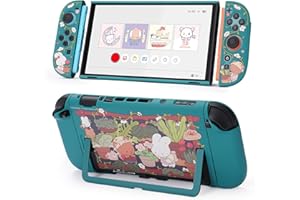 GeekShare Protective Shell Compatible with Switch 2, Kawaii Cartoon Dockable Case for Switch 2, Anti-Scratch and Shock-Absorp