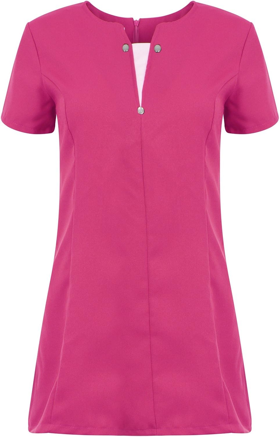 Vestirs Salon Health/Therapist HOT Pink SPA Tunic Studded Amazon.co.uk