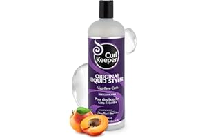 Original Curl Keeper Anti-Frizz Curl Defining Hair Styler (33.8 oz) - Lightweight Curl Definer Liquid Gel for All Weather Conditions - Wavy & Curly Hair Products for Women (Cream Alternative)