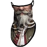 Obacle Bandana Face Mask with Ear Loops Neck Gaiter Face Mask Scarf Face Cover for Men Women