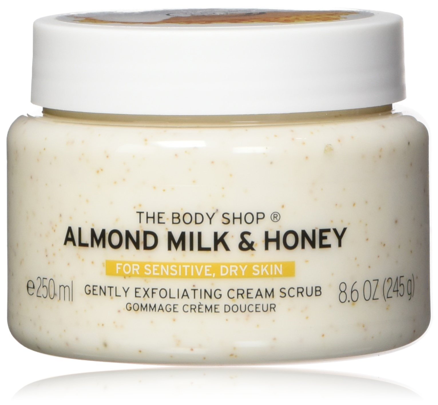 The Body Shop Almond Milk & Honey Body Scrub Exfoliator 250ml