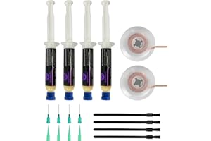 Ouwinway 4-Pack no Clean Soldering Flux Paste,Solder Flux for Electrical Soldering,for Copper Pipe Brazing, Tin Soldering,10c