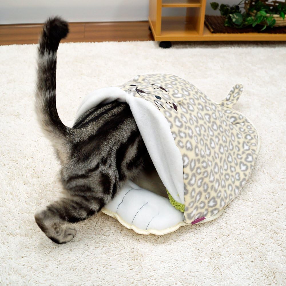 Amazon ドギーマン 電気のいらない暖か からだ保温ぶとん M レオパード ドギーマン ベッド クッション 通販