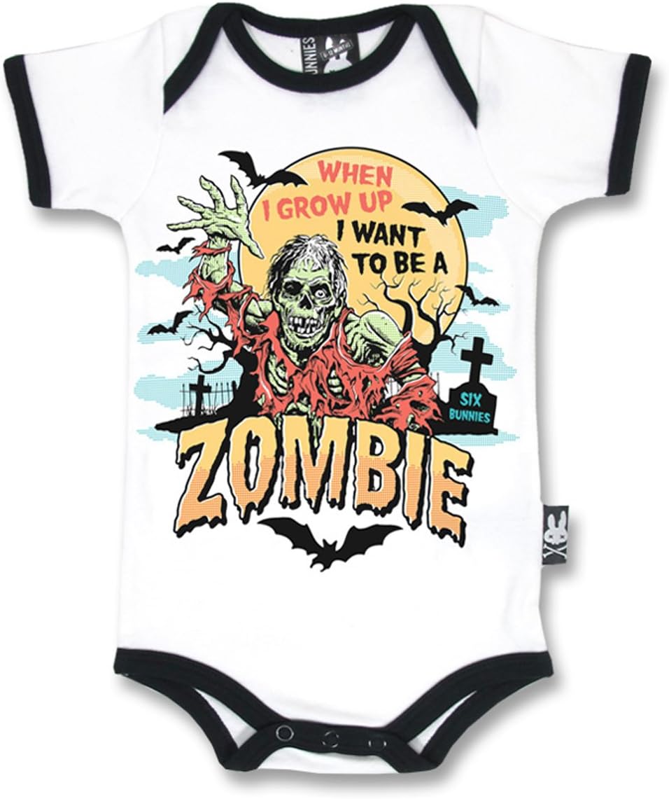 Six Bunnies Zombie Baby Romper (6-12 months)