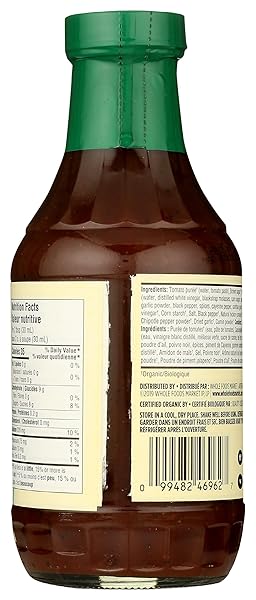 365 BY WHOLE FOODS MARKET, ORGANIC TEXAS TRUE BARBECUE SAUCE, 18 OZ