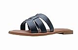 The Drop Women's Monika Sandal, Faux Leather