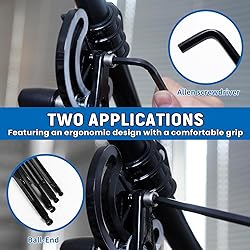DISEN Jumbo Hex Key Allen Wrench Set CR-V 13-Piece