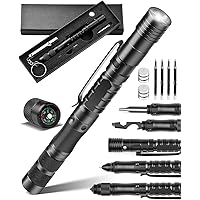 Father Day Gifts, 12 IN 1 Tactical Pen Multitool Pen,Gifts for Him Cool Gadgets for Men, EDC Gear Survival Pen, Birthday Gift