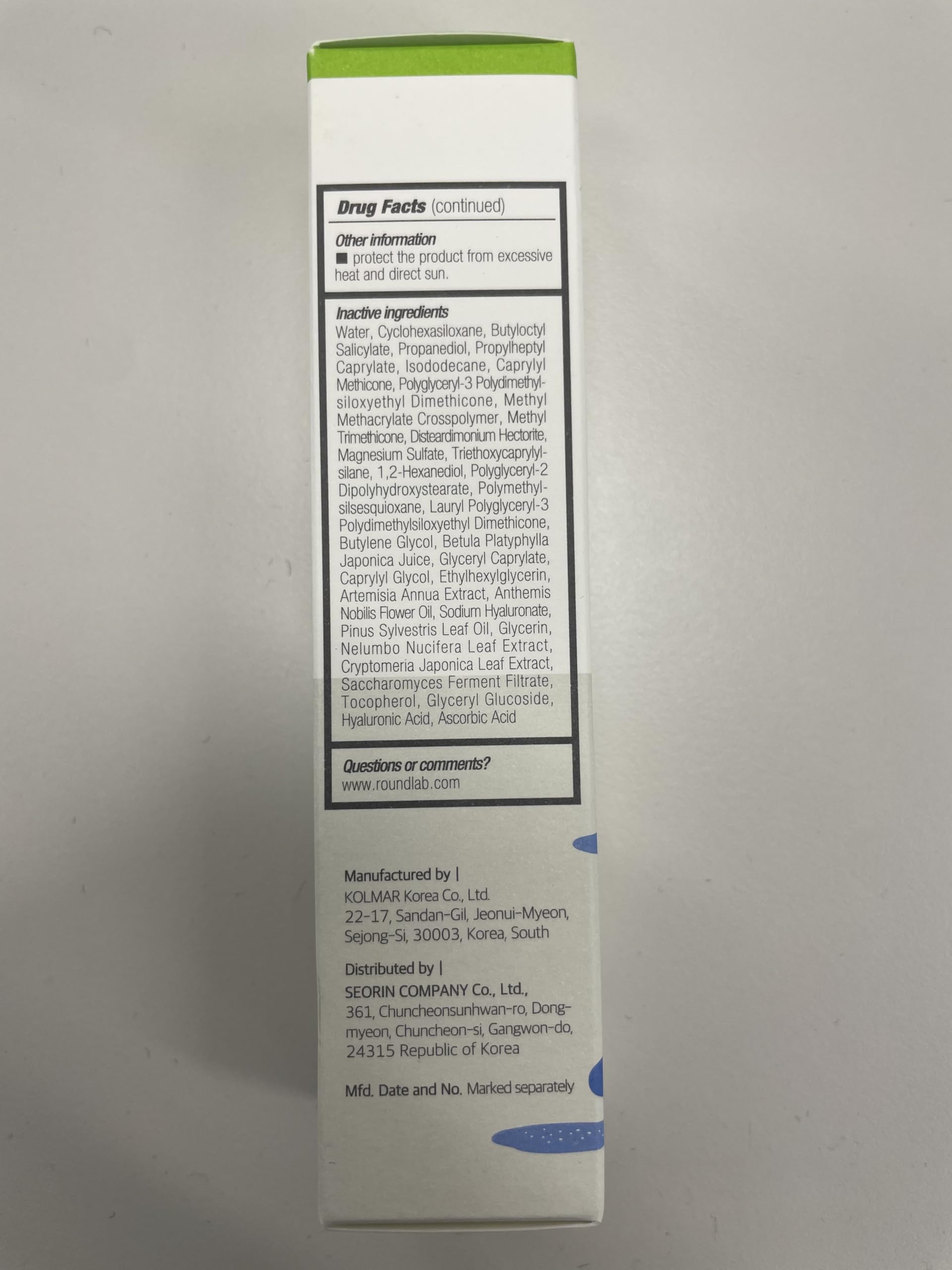 ROUND LAB Birch Juice Mild-up Sunscreen UV LOCK 1.69 Fl Oz | SPF 50+ broad spectrum, Mineral Zinc Oxide, for Sensitive Skin, Control Oil and Sebum, Korean Sunscreen