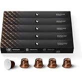Nespresso Original, Cioccolatino, Medium Roast, 50-Count Espresso Pods | Medium-Roast Coffee Capsules, Rich dark chocolate and smooth cereal notes