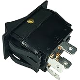 DTAIR 0808-116-K On/Off Rocker Switch Replacement for CRES Cor Equipment 0808-103-1 20A 125/250V(DPST)