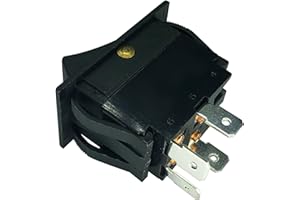 DTAIR 0808-116-K On/Off Rocker Switch Replacement for CRES Cor Equipment 0808-103-1 20A 125/250V(DPST)