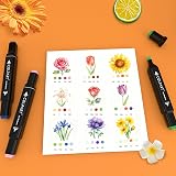 colpart 262 Colors Alcohol Markers Dual Tip with Pen Holder Carry Bag view 3