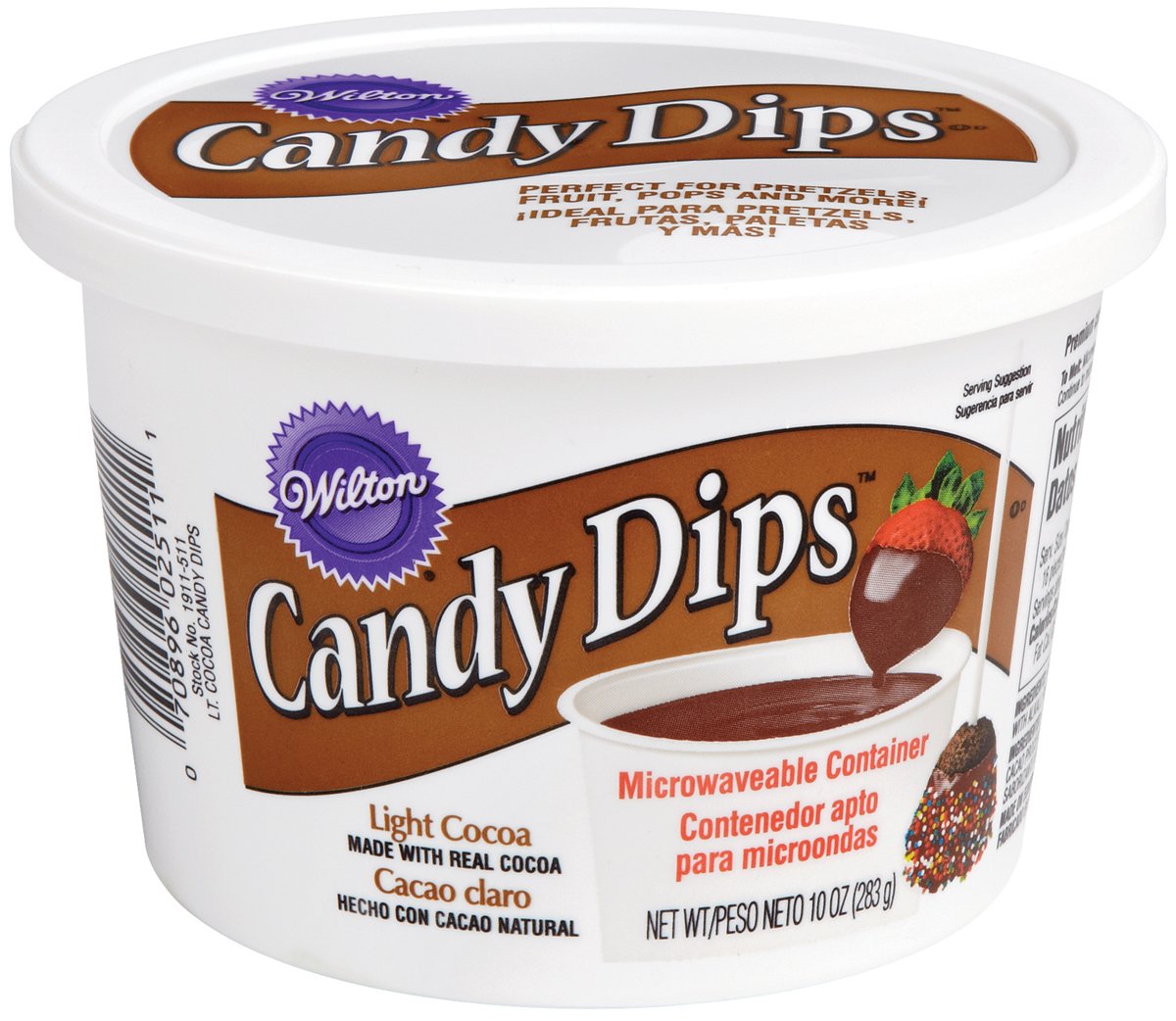 Amazon.com: Wilton 1911-511 Candy Dip, Light Cocoa 10 oz ...