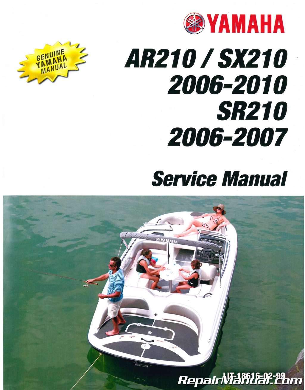 LIT-18616-02-99 2006-2011 Yamaha SX210 AR210 Sport Boat Service Manual  Paperback – 2004