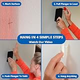 Takker Picture Frame Hanging Tool Kit 121 Pieces No Tools Needed view 7