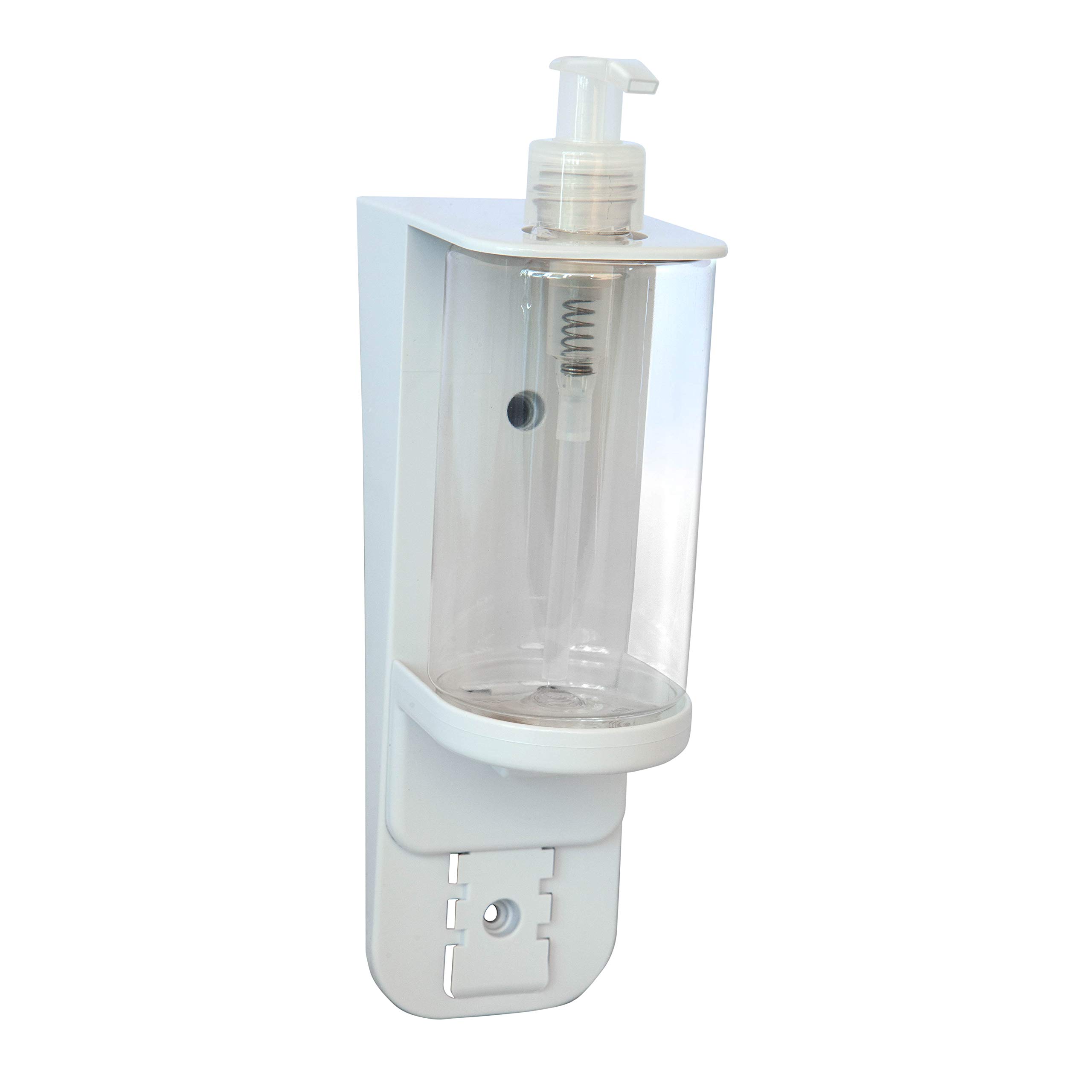 Medichief Wall Mounted Soap & Gel Dispenser - Manual Hand Operated 'Pump Top' - Multi Use Soap & Gel Dispenser Suitable For Home, Hotel, Restaurant & School Applications