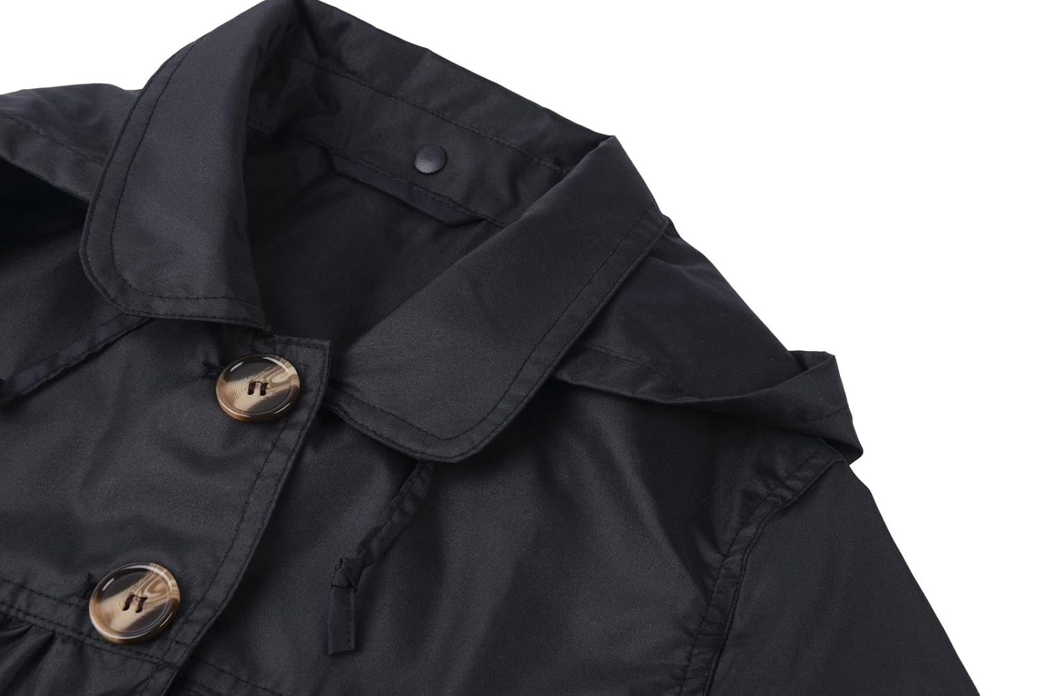 qzunique women's fashion outdoor packable rain jacket