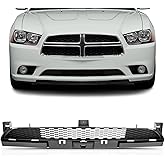 UnayKolb Front Lower Grille Grill for 2011-2014 Dodge Charger | Front Bumper Plastic, Direct Fit OE 68092605AA / CH1036113 (Not for SRT8 / Adaptive Cruise)
