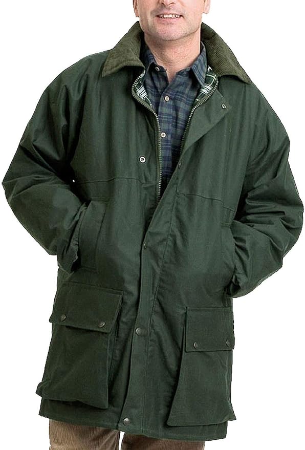 FASHION FAIRIES Mens Boys Padded Wax Corduroy Collar Jacket Hand Warmer Pockets Winter Coat