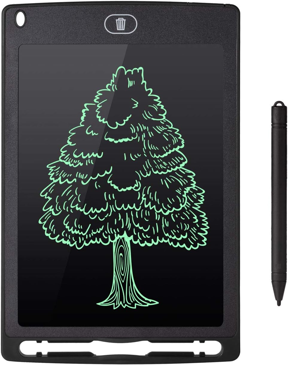 Rechishre LCD Writing Tablet, 8.5 Inch Handing Electronic Writing Board & Drawing Tablet for Kids Gifts, Adults Personal Message Board Memo and Office(Black)