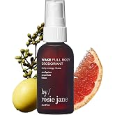 By Rosie Jane Wake Full Body Deodorant Spray - Aluminum Free Deodorant and Body Spray for Women &amp; Men - Enriched with Eucalyptus, Grapefruit &amp; Lemon - Suitable for Sensitive Skin (53ml)