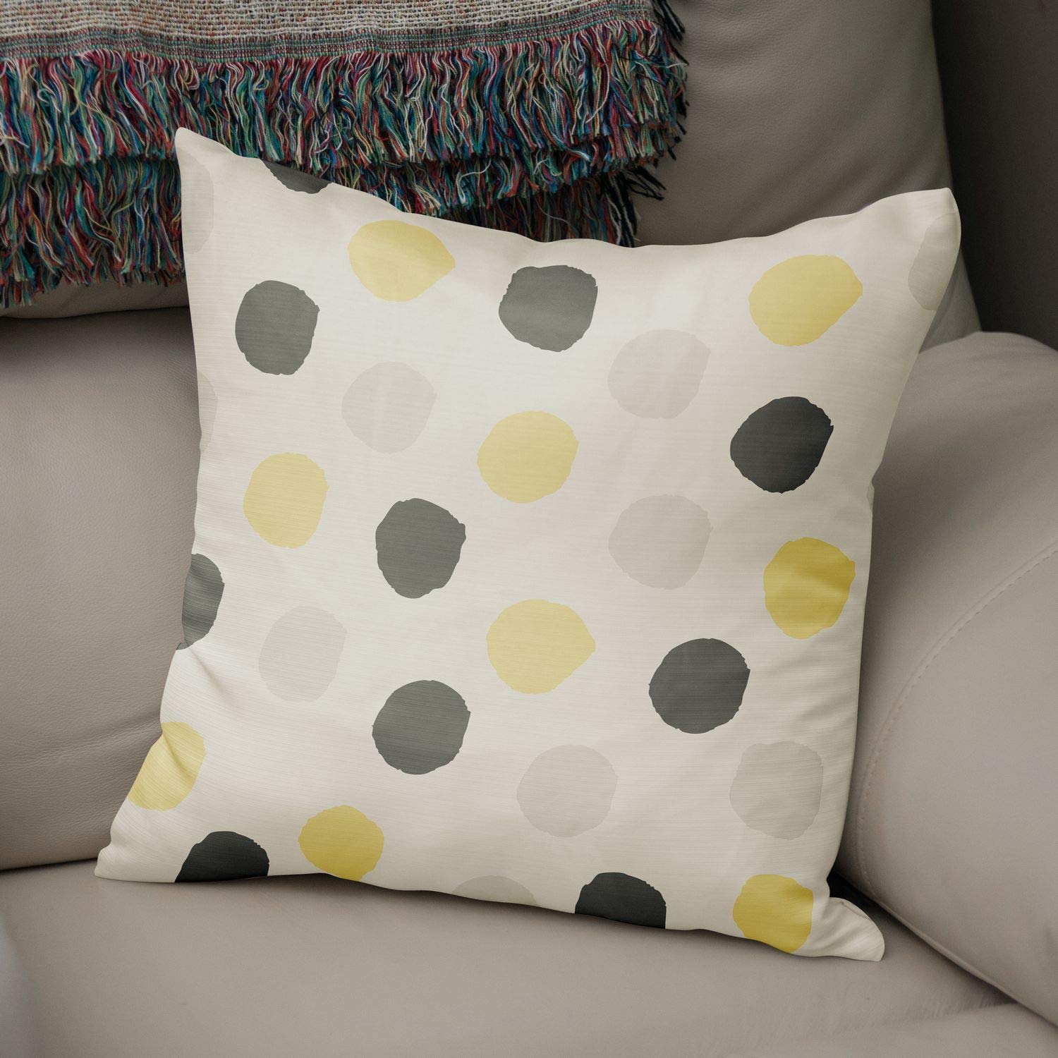 Bonamaison Decorative Cushion Cover Random Pattern, Throw Pillow Covers, Home Decorative Pillowcases for Livingroom, Sofa, Bedroom, Size:43X43 Cm - Designed and Manufactured in Turkey