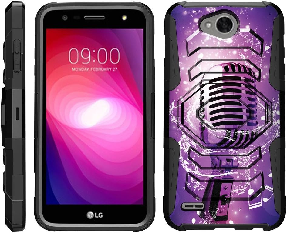 Best lg x charge cricket phone case purple