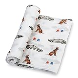 LollyBanks Muslin Swaddle Blanket, 100% Muslin