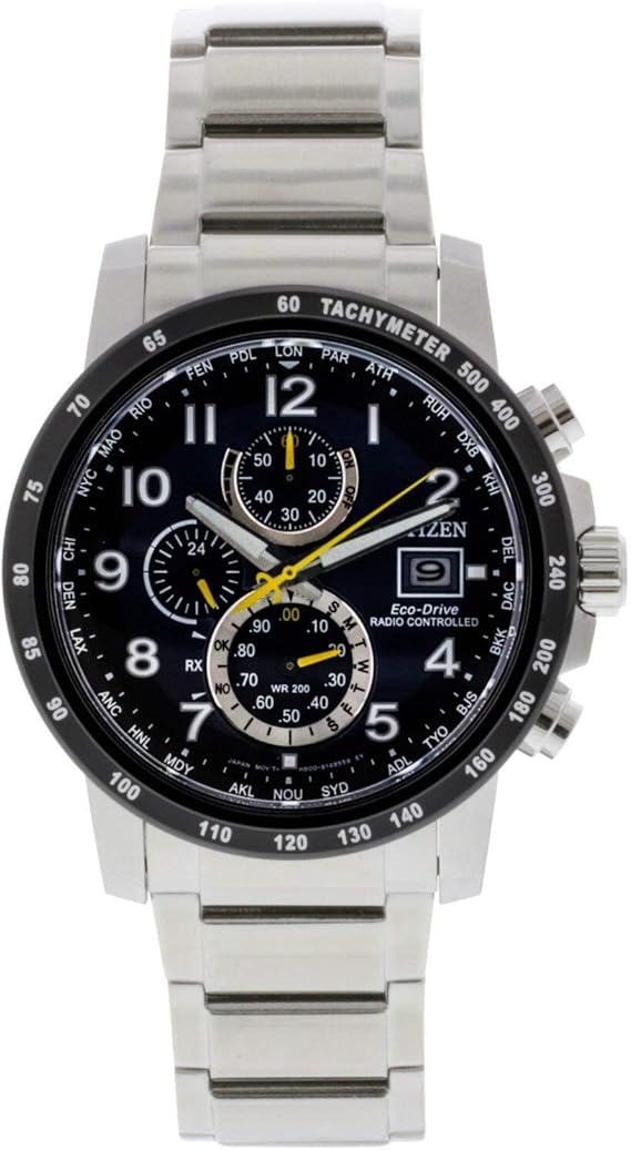 Amazon Citizen メンズat8124 91lシルバーステンレススチールエコドライブファッションウォッチ メンズ腕時計 腕時計 通販