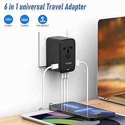 VYLEE 120W Universal Travel Adapter, GaN III