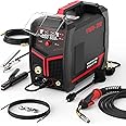 YESWELDER 200Amp Aluminum MIG Welder YWM-200, 110/220V Dual Voltages MIG Flux Cord Stick Lift TIG Multi Proces MIG Welding Machine,Spool Gun Compatible