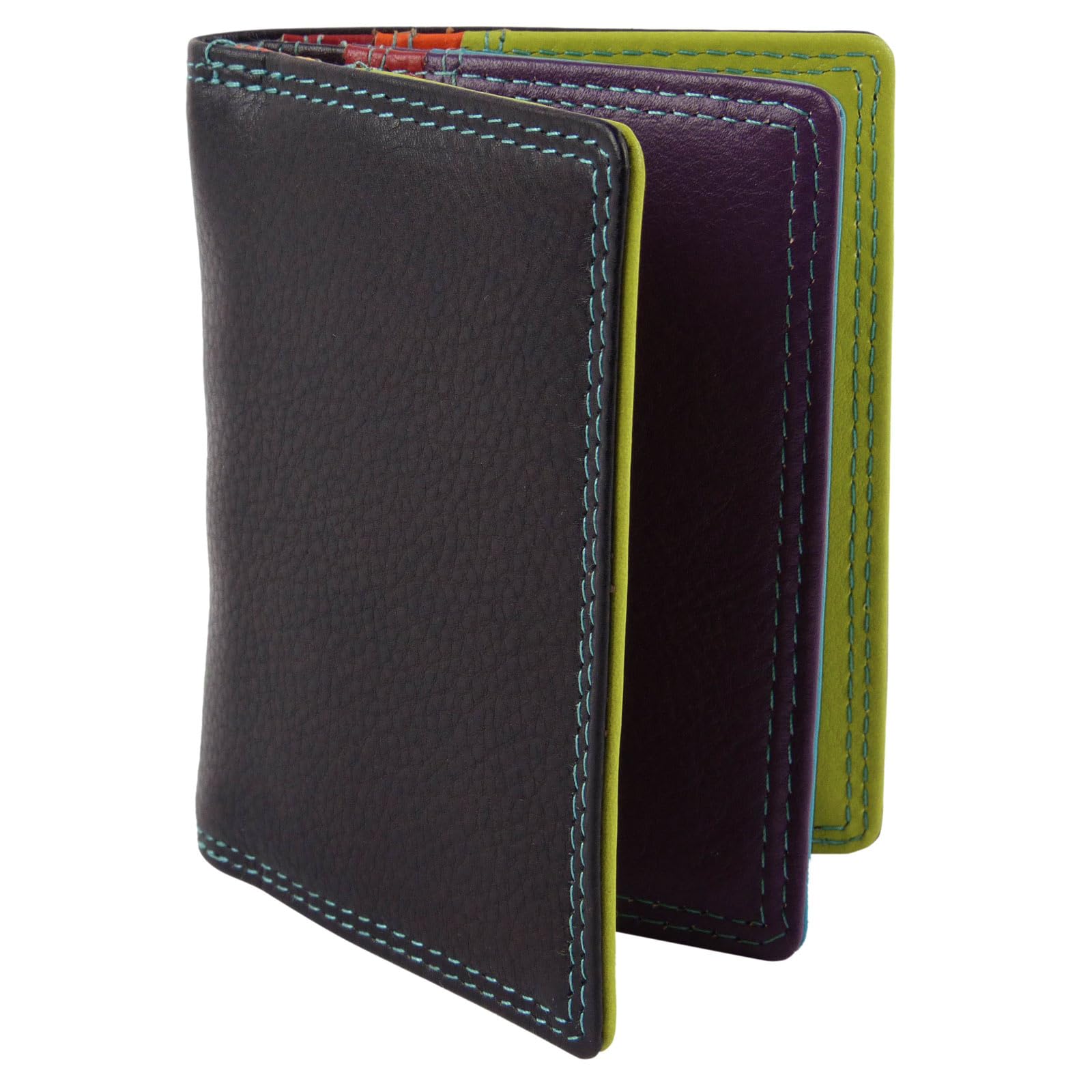 Leather Credit Card Holder by Graffiti Golunski Gift Boxed Travel Handy Tropical