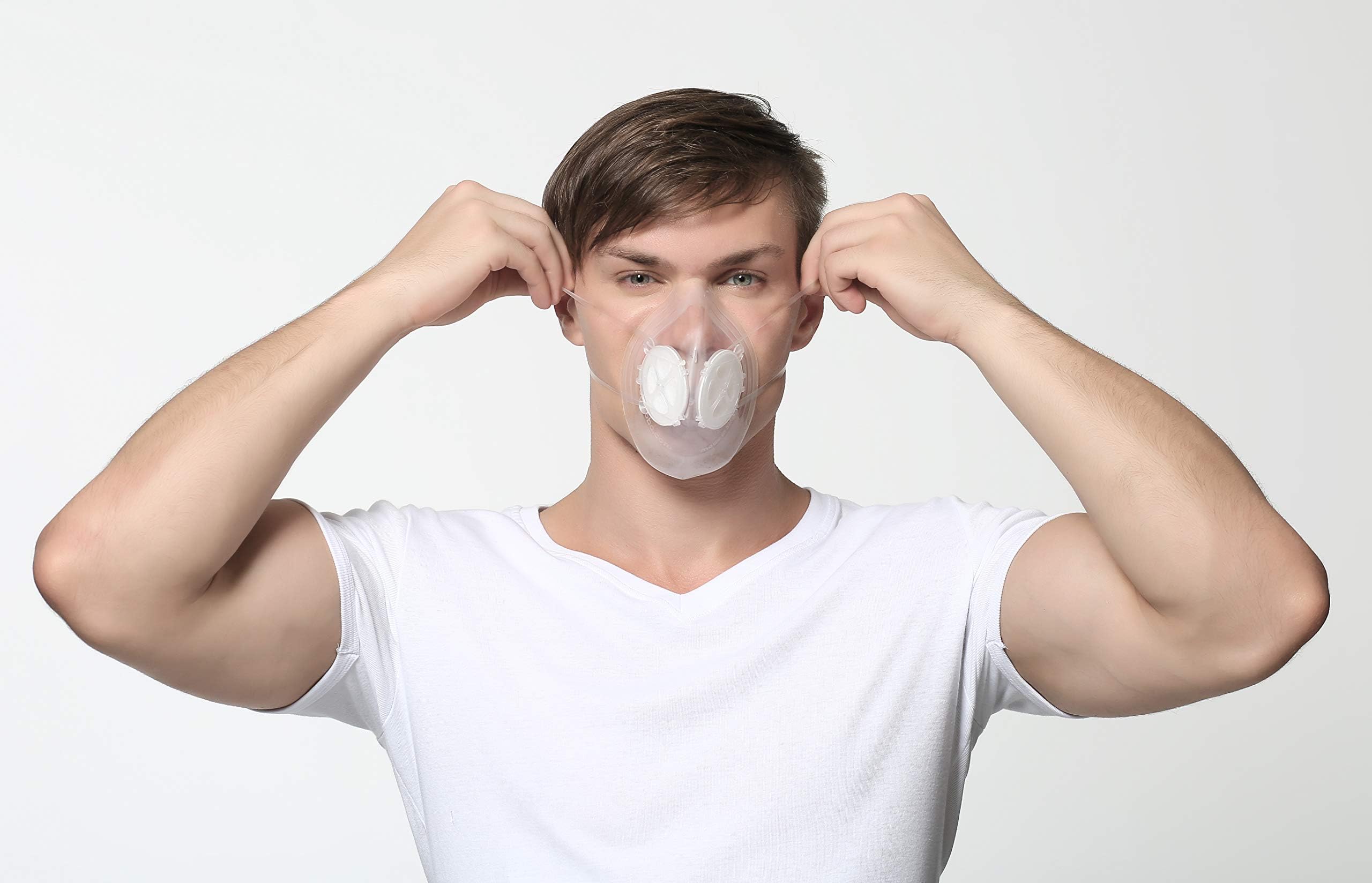 Totobobo Anti Pollution Mask/Washable and Reusable Respirator/Air Pollution /N95/ Allergies/Viruses/Bacteria/Dust/Cycling/Motorcycle/Running/Travel