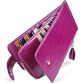Huztencor RFID Wallet Women Large Size Bifold Multi Card Wallet Case with Zipper Pocke Credit Card Holder for Women | Credit Card Holder, RFID Blocking