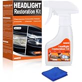 CUKWUYBY Headlight Restoration Kit | Head Light Cleaner Removing Yellowing Oxidized with Headlight Cleaner Towel (Scratches &amp; Damages Cannot be Repaired)