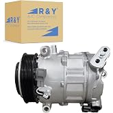 RYC New Automotive Air Conditioning Compressor and A/C Clutch AIH313 | Fits Jeep Cherokee 3.2L 2014-2020; Fits Chrysler 200 3.6L 2015-2017
