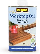 Rustins Worktop Oil Premium Wood Treatment 1L Water-Repellent Finish view 1