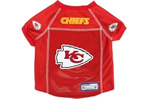 Littlearth NFL Kansas City Chiefs Basic Pet Jersey, Team Color, Medium