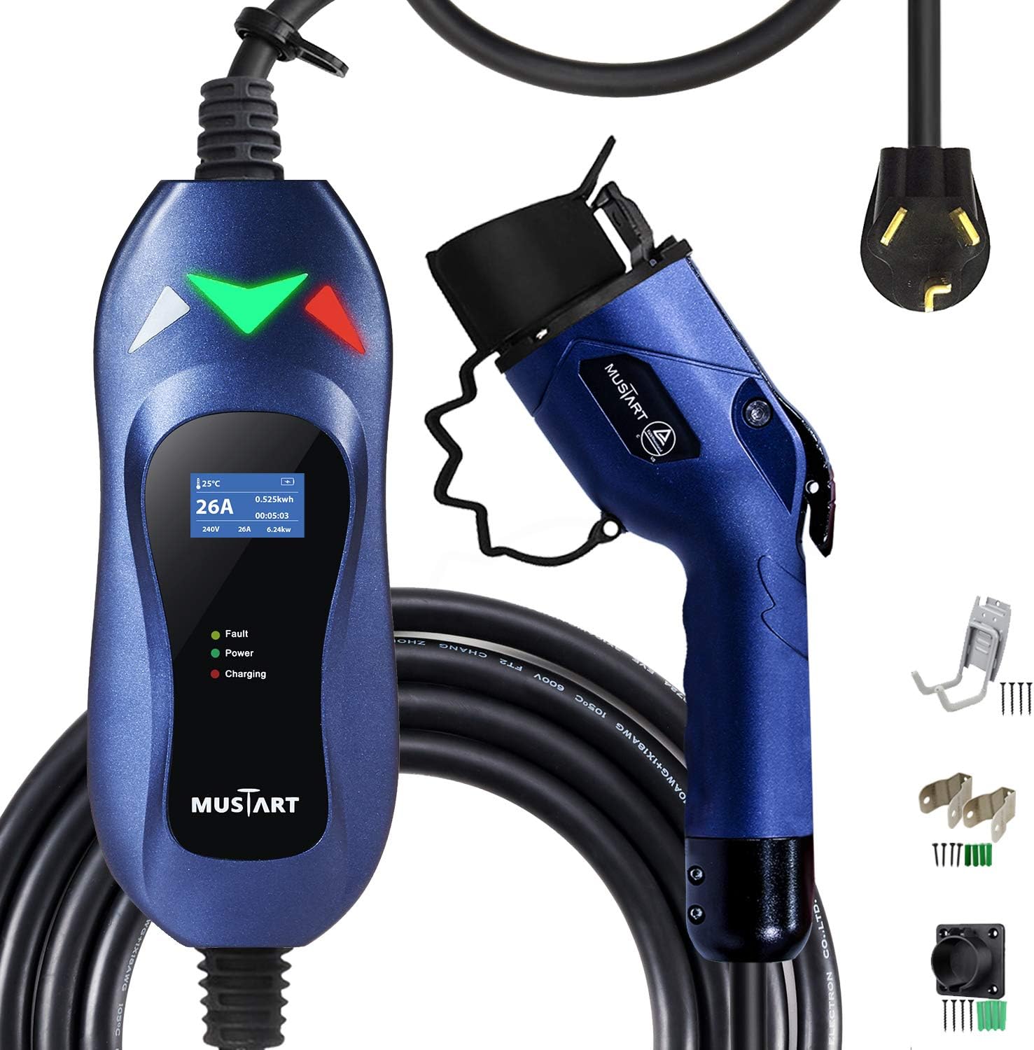 Mustard level 2 portable ev charger user manual online