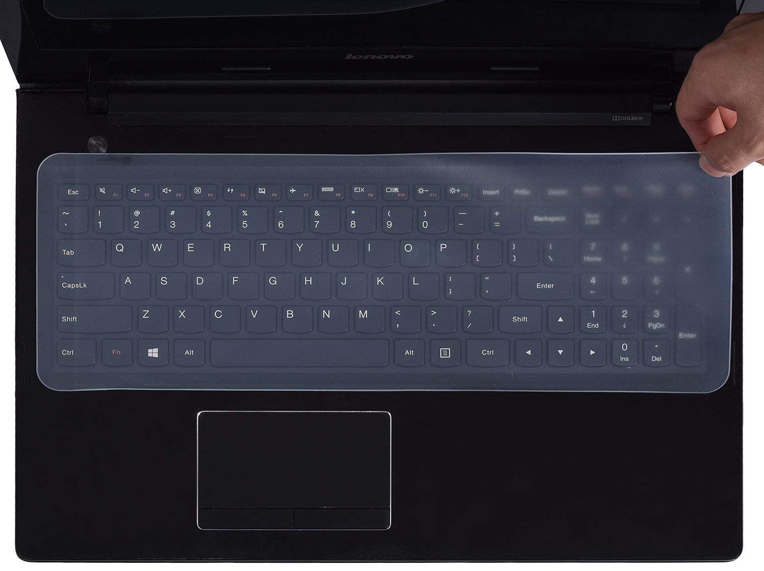 Universal Silicone Keyboard Protective Film for Laptops, 15 inches / 15.6 inches / 16 inches / 16.4 inches / 17 inches / 17.1 inches / 17.3 inches