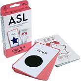ASL Flash Cards - American Sign Language Flashcards for Beginners, Kids, Babies, and Toddlers - Learn How to Sign - Early Learning Study Materials - Classroom and Homeschool Supplies (Colors &amp; Shapes)