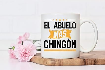Amazon Co Jp El Abuelo Mas チンゴングマグ アブエロマグ アブエリトギフト アブエロギフト おじいちゃんマグ おじいちゃんギフト ラティーノマグ パパパパパパ用 ホーム キッチン