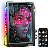 Divoom Times Frame 10.1-Inch WiFi 6 Digital Picture Frame &amp; Desk Display | No Subscription, 64GB, Send Photos &amp; Videos, AI Styles, Weather, Calendar, Live Widgets, Personalized Gift, Black